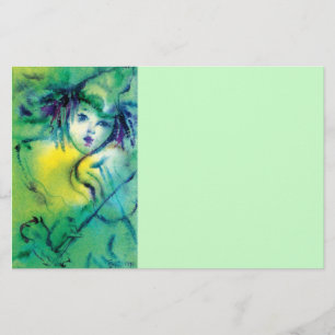 Papeterie CLOWN VIOLONISTE DANS LES VISAGES DU Carnaval véni