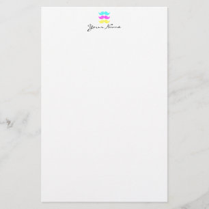 Papeterie CMY Mustaches (style presse-lettres)