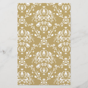 Papeterie Cocoa and Cream Damask