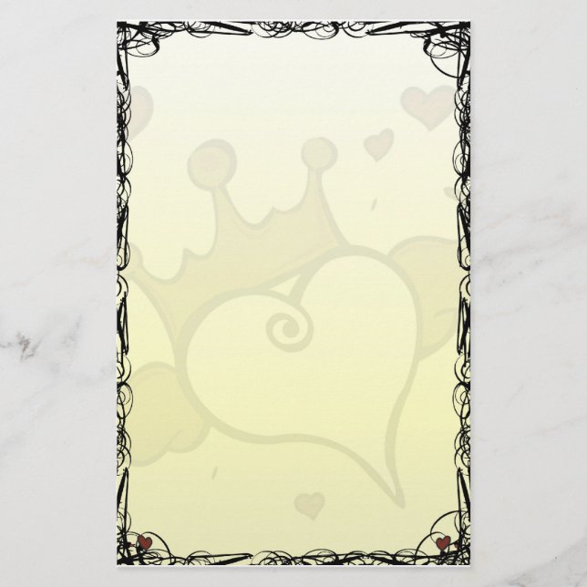 Papeterie Coeur à ailes urbain stationnaire (Devant)