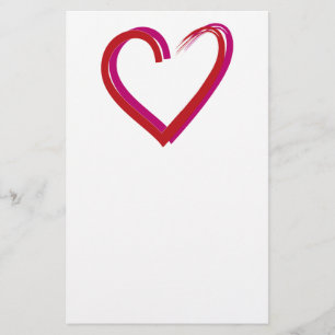 Papeterie Coeur d'amour