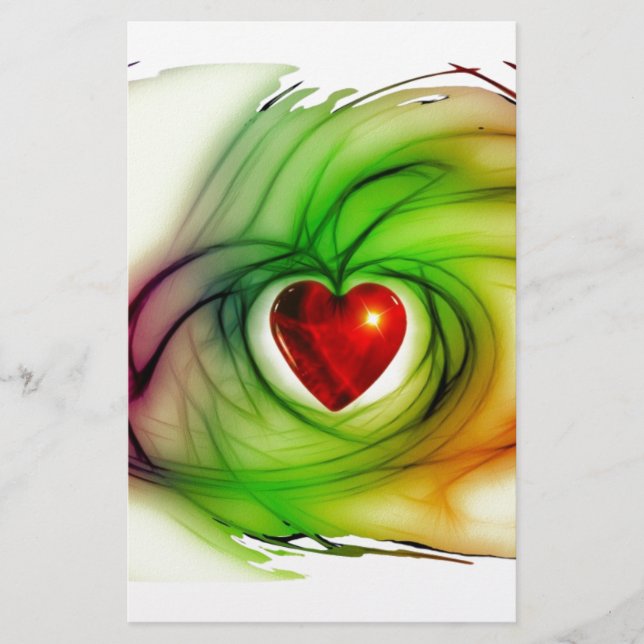 Papeterie Coeur d'art moderne, cadeaux motifs d'amour chic p (Devant)