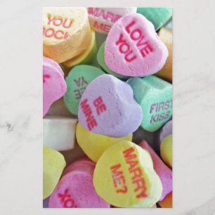 Papeterie Coeurs de bonbons