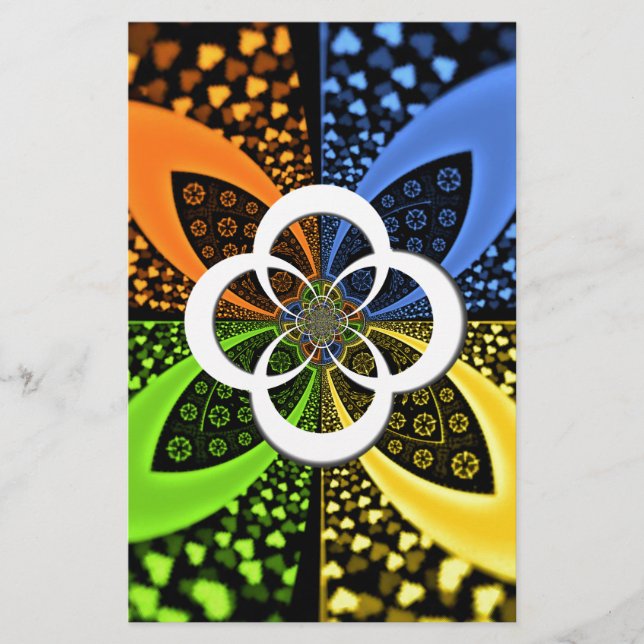 Papeterie Coeurs Iridescente Polka sans soudure Point Art Ab (Devant)