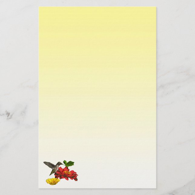 Papeterie Colibri de Zinnia (Devant)