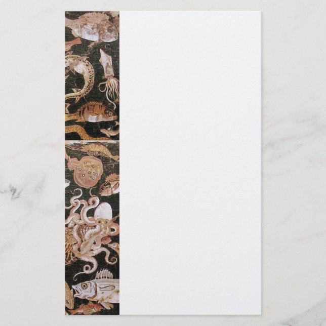 PAPETERIE COLLECTE POMPEII / OCÉAN - SCÈNE DE VIE MARINE (Devant)