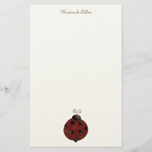 Papeterie Collection de jardin · Coccinelle