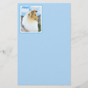 Papeterie Collie dans les montagnes (Rough) Peinture - Dog A
