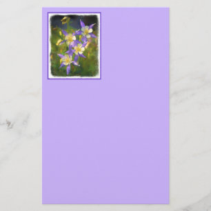 Papeterie Colorado Blue Columbine Peinture - Art original