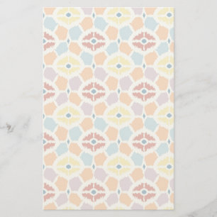 Papeterie Colorful diamonds ikat geometric
