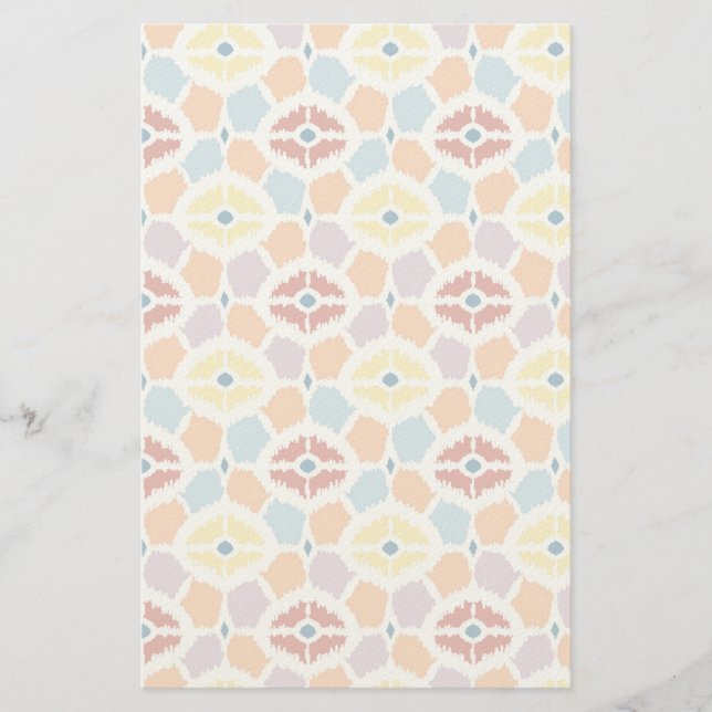 Papeterie Colorful diamonds ikat geometric (Devant)