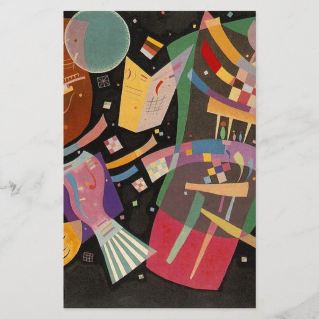 Papeterie Composition 10 de Kandinsky Peinture Abstraite (Devant)