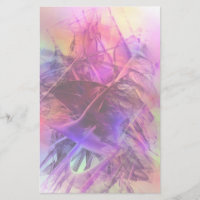 Conception Abstraite fractale violette et rose
