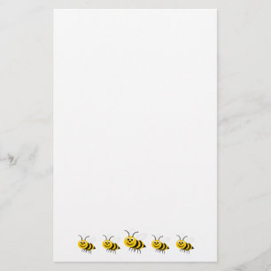 Papeterie Conception d'abeille