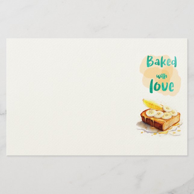 Papeterie Conception de gâteau sucré  (Devant)