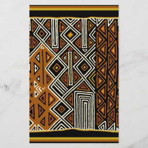 Papeterie Conception de Kuba Tribal Africain