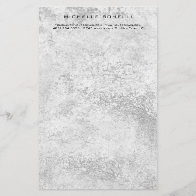 Papeterie Conception de mur gris professionnel minimaliste m (Devant)