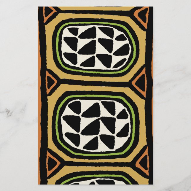 Papeterie Conception de textile Kuba africain (Devant)