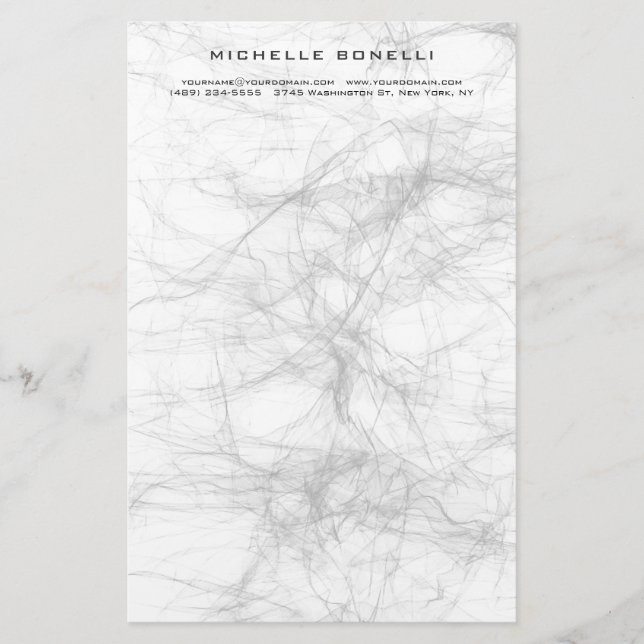 Papeterie Conception Professionnelle Minimaliste Moderne Gri (Devant)