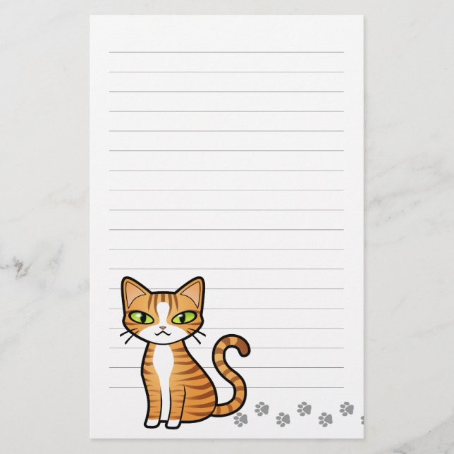 Papeterie Concevez votre propre chat de bande dessinée (Devant)