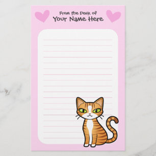 Papeterie Concevez votre propre chat de bande dessinée (les
