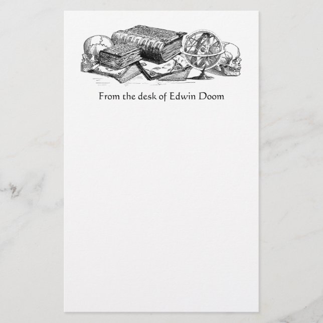 Papeterie Connaissance et décès (Devant)