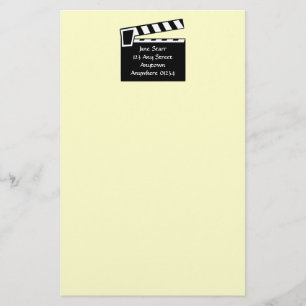 Papeterie Conseil de claquette d'ardoise de film