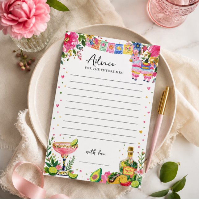 Papeterie Conseils pour la future Mme Fiesta Baby Shower de  (Créateur téléchargé)
