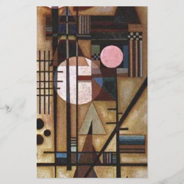 Papeterie Construction adoucie de Kandinsky (Devant)