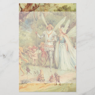 Papeterie Contes de fées vintages, Thumbelina et prince