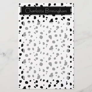 Papeterie Copie dalmatienne moderne et nom