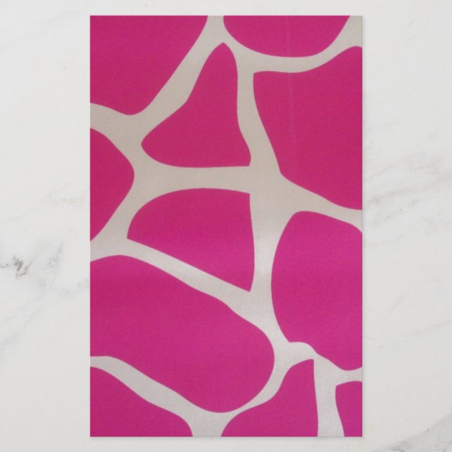 Papeterie Copie rose de girafe (Devant)