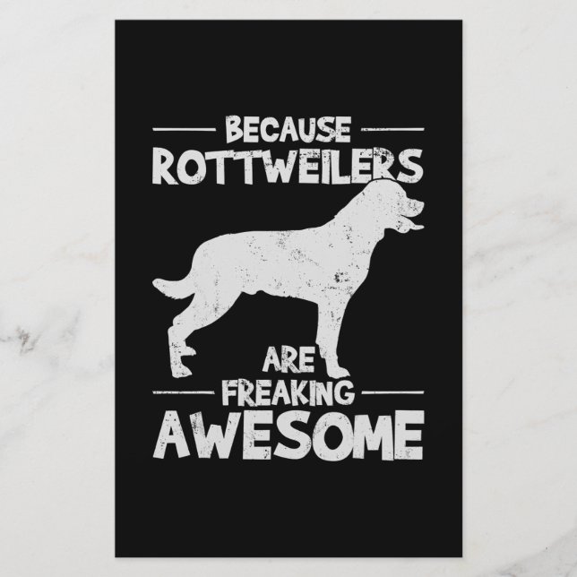 Papeterie Copie T-shirt Rottweiler (Devant)