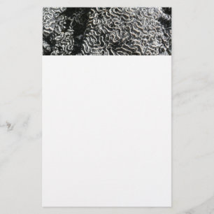 Papeterie Corail noir et blanc I Abstrait Nature Photo