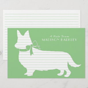 Papeterie Corgi Puppy Chien Pembroke Welsh Stationery