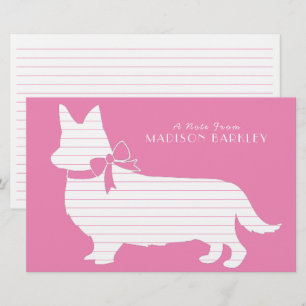 Papeterie Corgi Puppy Chien Pembroke Welsh Stationery