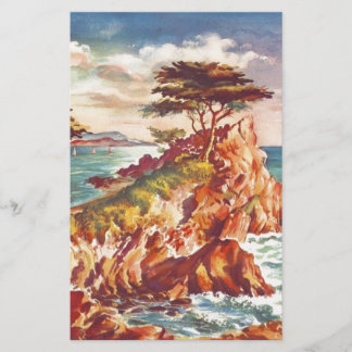 Papeterie Côte de Monterey vintage Californie tourisme États