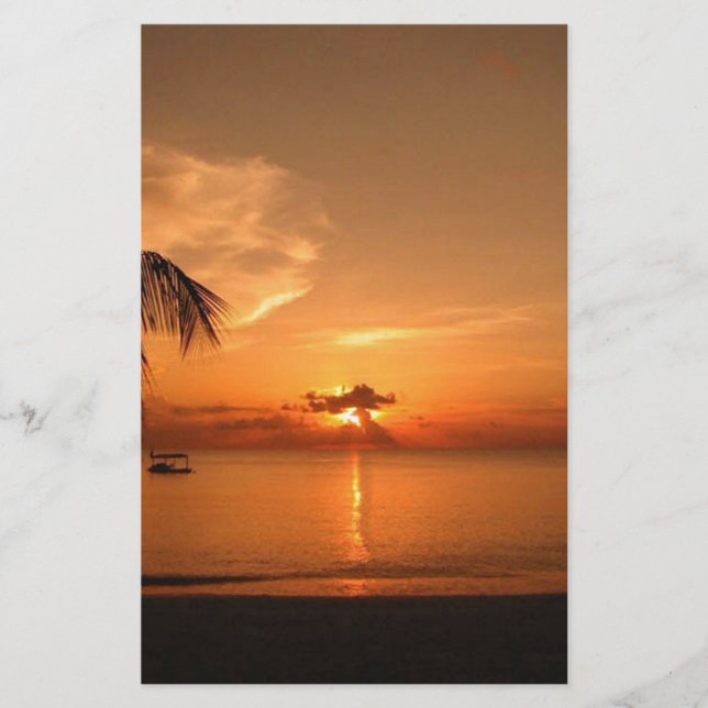 Papeterie Coucher de soleil d'été (Devant)