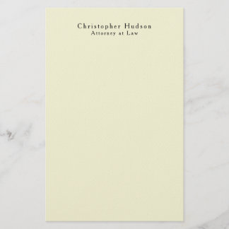 Papeterie Couleur Beige Simple Uni Minimaliste
