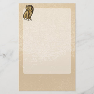 Papeterie Couleur du symbole de hibou
