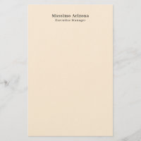 Couleur ivoire Moderne Minimaliste Professionnel U