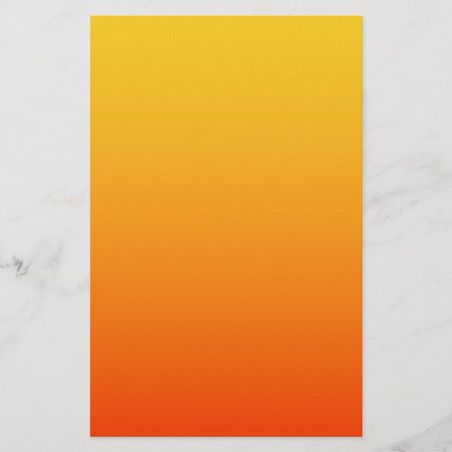 Papeterie Couleur Orange Jaune (Devant)