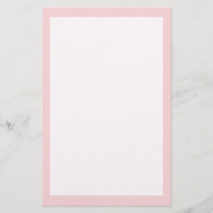 Papeterie Couleur solide rose pâle