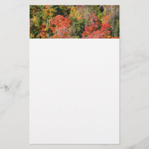 Papeterie Couleurs de l'automne sur une colline en photograp