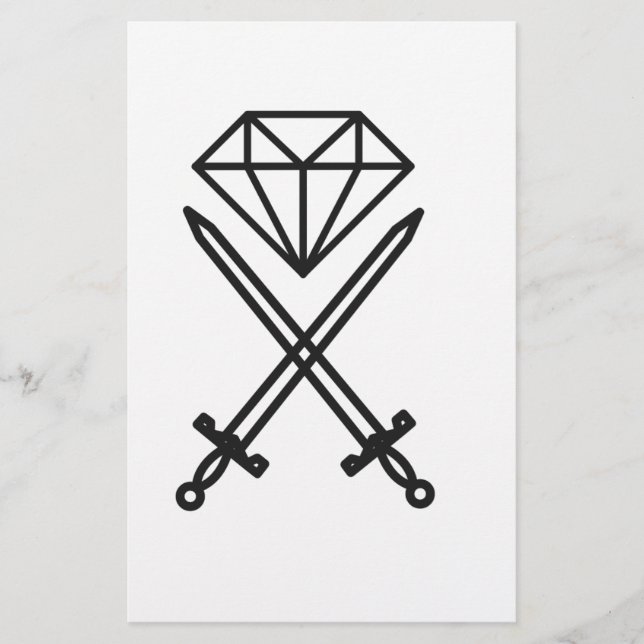 Papeterie Coupe de diamant (Devant)