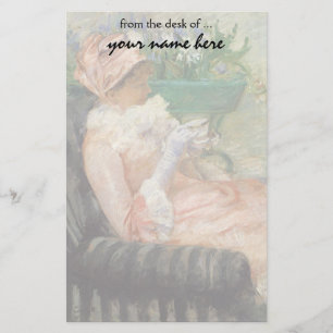 Papeterie Coupe de Thé de Mary Cassatt, impressionnisme Vint