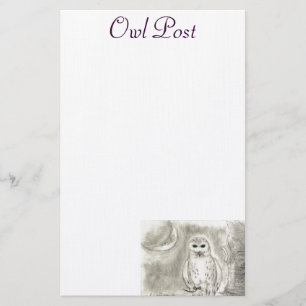 Papeterie Courrier de hibou