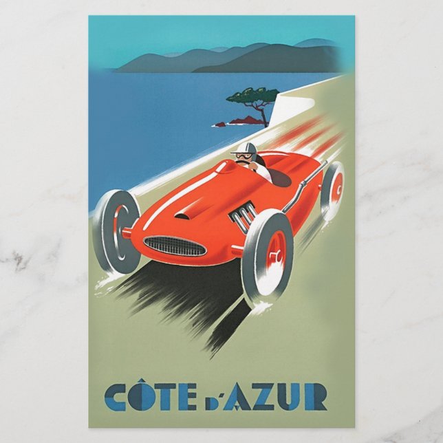 Papeterie Courses automobiles anciennes (Devant)