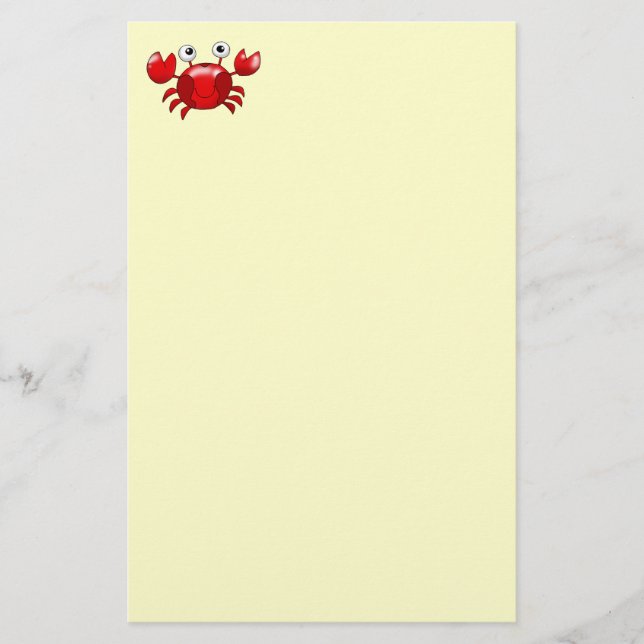 Papeterie Crabe rouge (Devant)