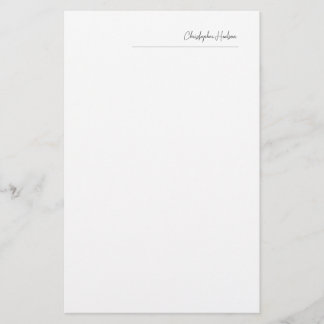 Papeterie Créer Personnaliser Simple Plain Professionnel